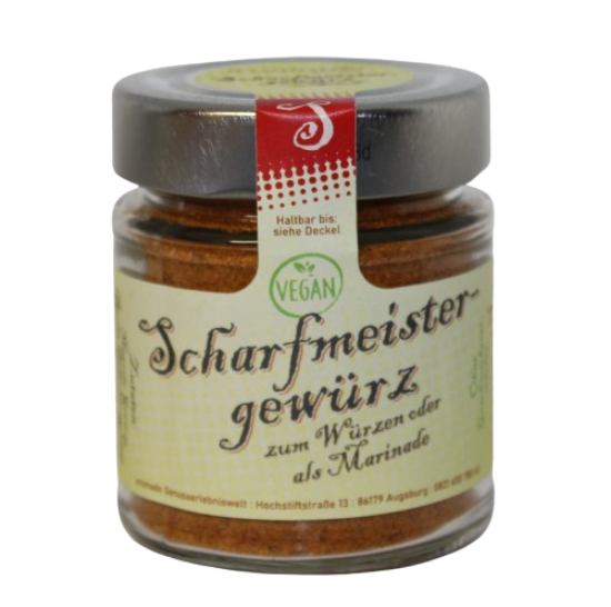 Scharfmeistergewürz, 120g im Schraubglas