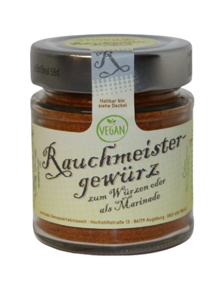 Rauchmeistergewürz, 120g im Schraubglas