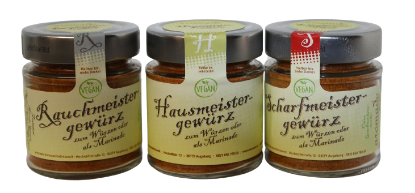 Meister-Trio, 3x 120g im Schraubglas